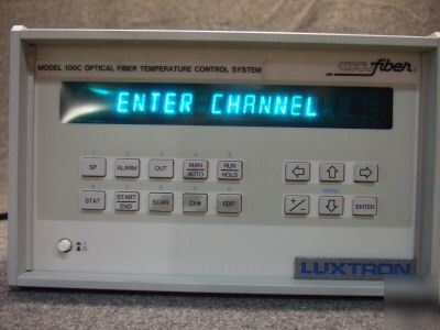 Luxtron model 100C optical fiber temperature control