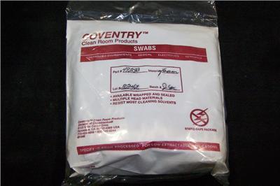 Coventry cleanroom sealed foam swabs #49280 qty 500