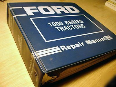Ford 1100 compact tractor service repair manual oem