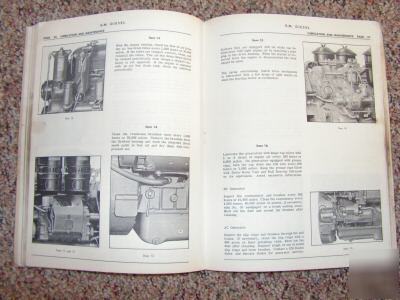 Gm in-line 71 diesel engine parts/operation manuals