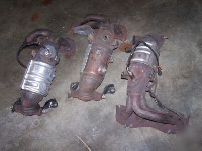 Three large import catalytic converters recycle only 