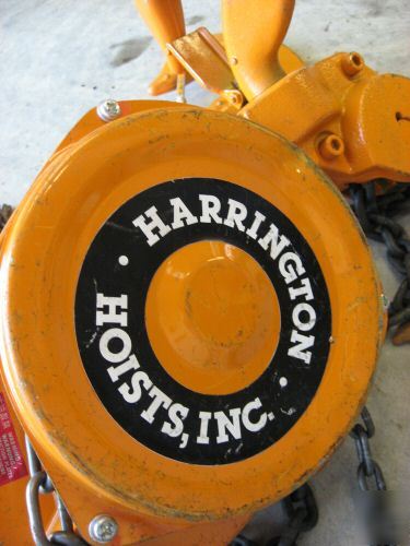 Harrington CF2050 5 ton manual chainhoist