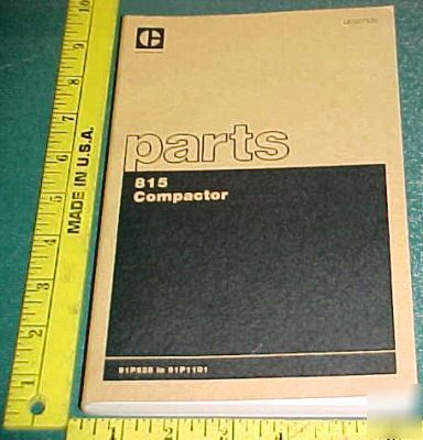 New 1981 caterpillar 815 compactor illus. parts catalog 