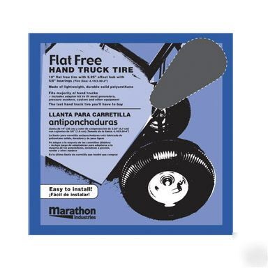 New marathon flat free hand truck/ utility tire 00210 