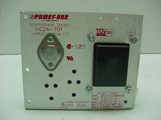 Power one HC24-701 power supply 18VDC 1.5 amp
