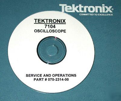 Tektronix 7104 service manual