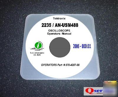 Tektronix tek 2235 / ANUSM488 operators manual cd