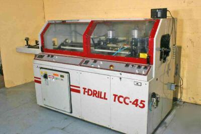 T-drill model #tcc-45 hf tube cutoff machine, s/n 97161