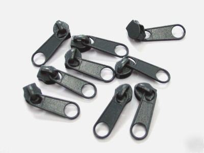#5 nylon coil zipper sliders long-pull (578) grey 50PCS