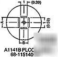A1141B xytronic focus hood for plcc 11.5X14