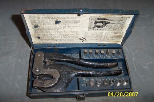 Duro dyne ox hand punch press in case wow