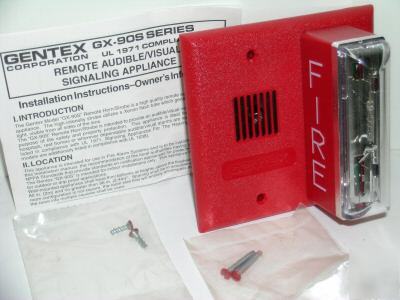 Gentex GX90S-4-1575WR horn strobe audible fire alarm