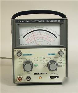 Leader electronic multimeter lem-73A