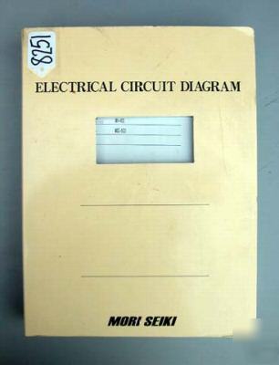Mori seiki electrical circuit diagram for mv-40E