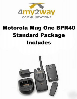 Motorola mag one BPR40 8CH 4W ufh (li-ion) radio