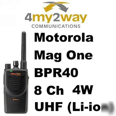 Motorola mag one BPR40 8CH 4W ufh (li-ion) radio
