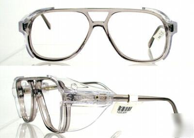 New on guard 026 Z87 gray safety glasses old stock
