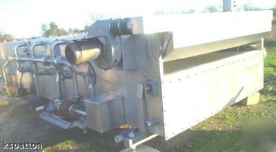 Stainless steel tunnel pastuerizer / cooler 10 x 14