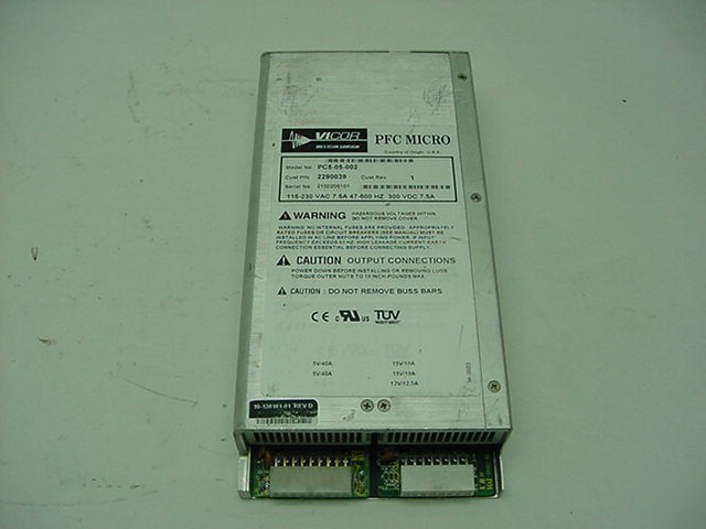 Vicor PC5-05-002 regulated dc power supply 5-15V 10-40A