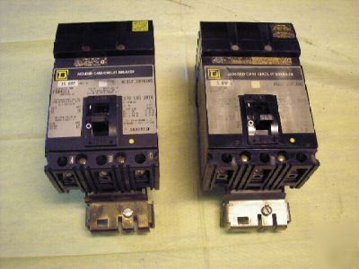 2 square d FA34060 60 amp circuit breakers 60 a i-line