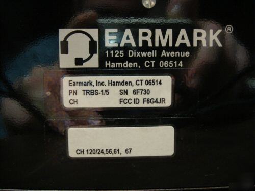 Earmark multi-man 2-way radio base stations + headsets