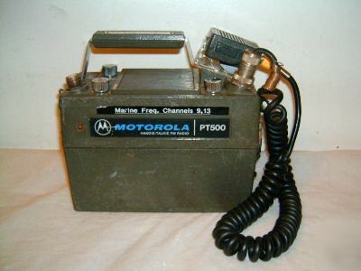 Motorola PT500 pt 500 radio marine land 2-way ?