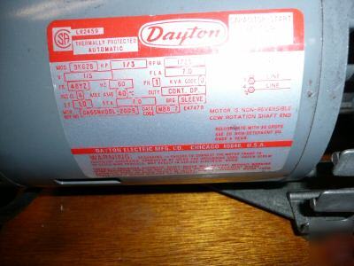 Dayton 4Z577 refrigeration vacuum pump