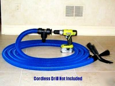Motobrush air duct cleaning tool - it brushes & vacs 
