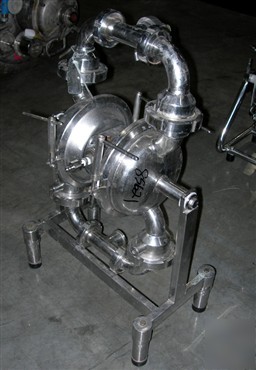 Used: depa air powered diaphragm pump, model DH40-ul-p-