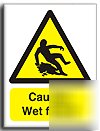Wet floors sign-semi rigid-200X250MM(wa-093-re)