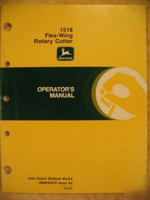 John deere 1518 rotary cutter operator manual