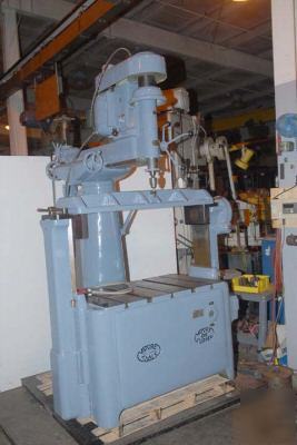 Moore die flipper with radial drill, table size 24 x 36