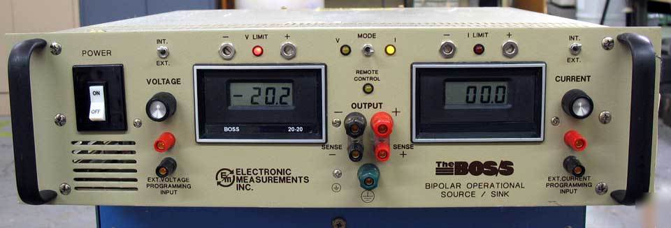 Electronic measurements BOSS20-20-1-d bipolar dc source
