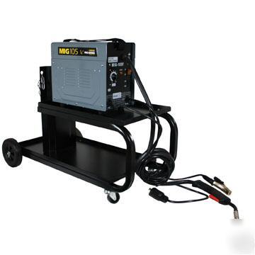 105 amp mig welder with free cart