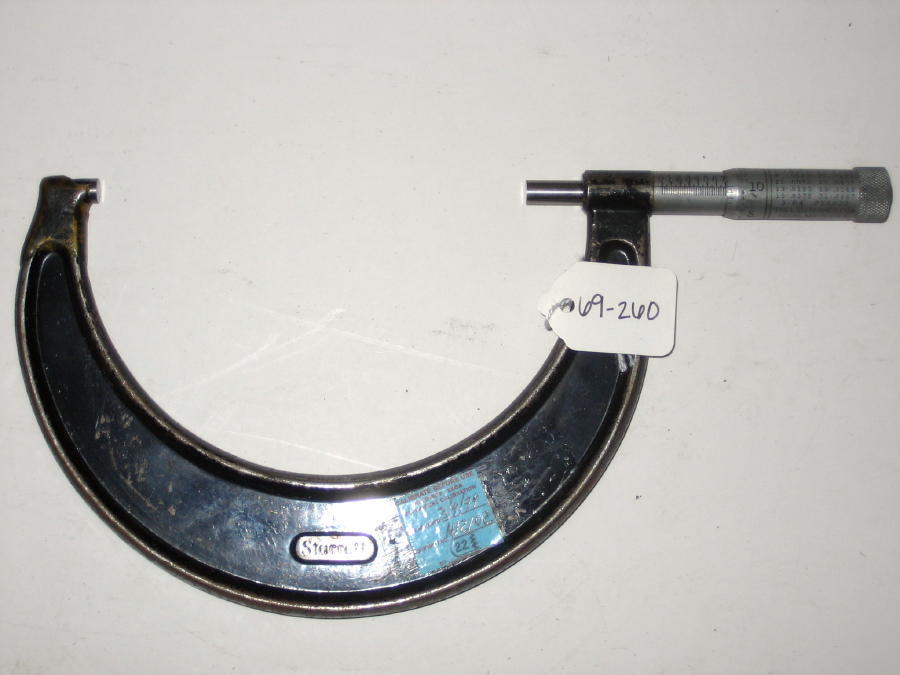 4 - 5 inch starrett outside micrometer