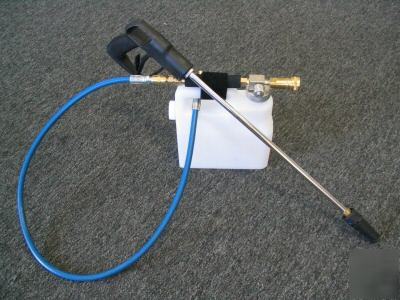 Carpet cleaning adjustable slimline injection sprayer 