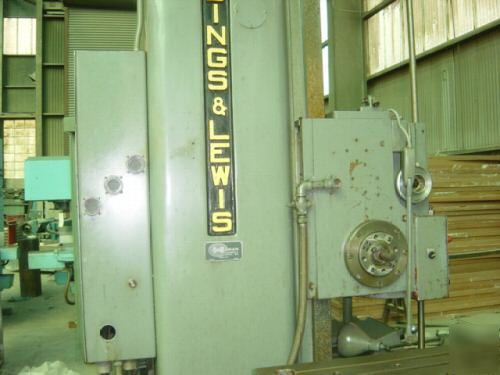 Giddings & lewis #3 horizontal boring mill w/box ways