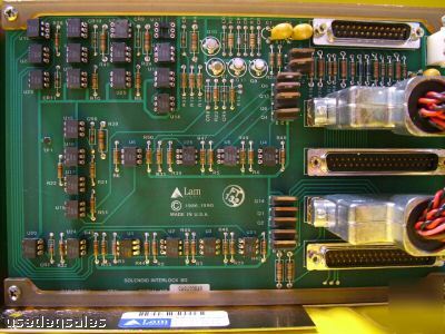 Lam research 4520 i solenoid interlock bd device