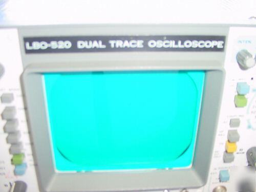 Leader, lbo-520 duel trace oscilloscope, for parts 