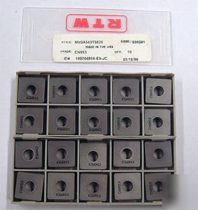 New 20 pieces rtw cermet inserts snga 543 t 0820