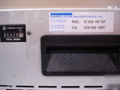 Danielson barodyn oil-free vacuum pump bd-020-100-sdp