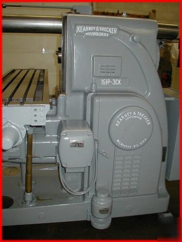 Kearney & trecker 3CK 15HP horizontal mill from navy 