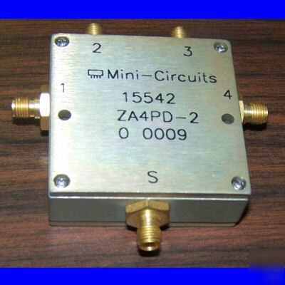 Mini-circuits ZA4PD-2 4 port, power splitter