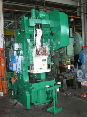 110 ton bliss #C110 geared open back inclinable press
