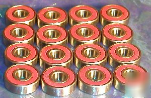 16 roller blades abec-7 sealed bearing skate bearings