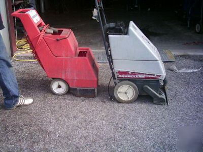 2 carpet extractors extractor vacuum floor scrubber