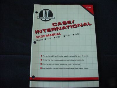 I&t shop repair manual case models 7110 7120 7130 7140