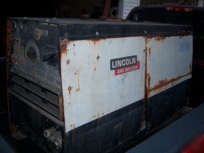 Lincoln diesel arc welder generator perkins motor 7000
