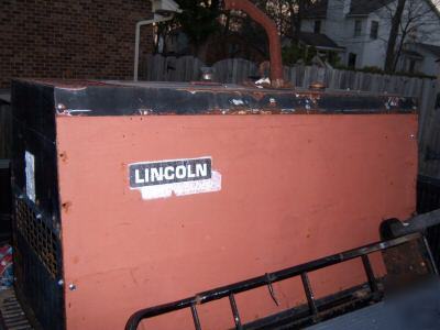 Lincoln diesel arc welder generator perkins motor 7000