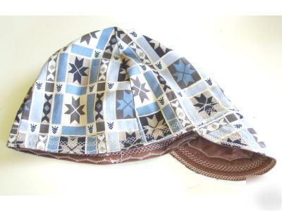 New tan southwestern print welding hat 7